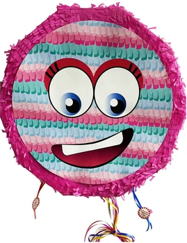 Піньята Funny Fashion Smiley Face 38 x 38 x 10 см Рожева (5420042290064)