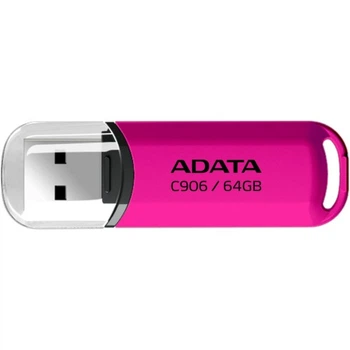 USB флеш накопитель ADATA 64GB C906 Pink USB 2.0 (AC906-64G-RPP) ADATA AC906-64G-RPP 1083857