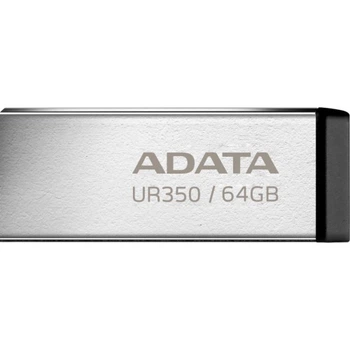 USB флеш накопитель ADATA 64GB UR350 Silver-Black USB 3.2 (UR350-64G-RSR/BK) ADATA UR350-64G-RSR/BK 1079244