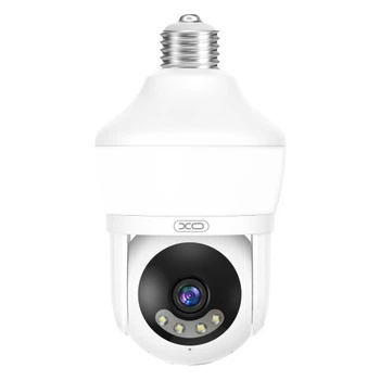 Камера відеоспостереження XO CR14 Pro E27 Premium Edition Magic Bulb 5 Мп WiFi 6 Біла