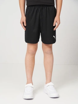 Детские шорты на резинке Puma teamRISE Short Jr 70494304 110-116 см Черные (4063699211306)