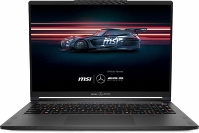 Ноутбук MSI Stealth A16 Mercedes-AMG AI+ (STEALTH A16 MERCEDESAMG AI+ A3XWGG-034PL), AMD Ryzen AI 9 HX 370 / 16" / OLED / 240 Гц / RAM 32 ГБ DDR5 / SSD 2 ТБ / AMD Radeon 890M + RTX 5070 / Windows 11 Home / Сірий