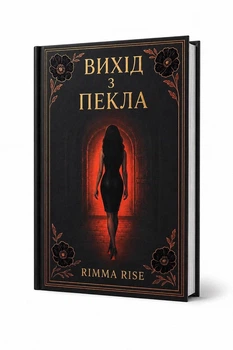 Книга "Вихід з пекла" - Римма Райс (Limited Edition - тверда обкладинка, soft-touch, уф-лак, кольорові форзаци)