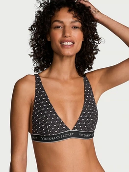 Бюстгальтер без кісточок бавовняний Victoria's Secret 251864977 S Чорний (1159829034)