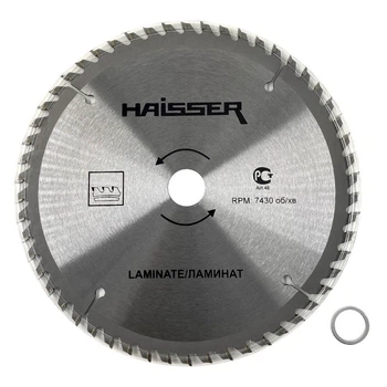 Диск пильний по ламінату - 185х20 54 зуб. (HAISSER)