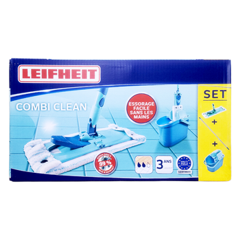 Набір для прибирання відро + швабра з віджимом LEIFHEIT set lavapav. combi clean 33 cm set