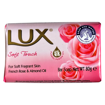 Мило тверде зволожуюче LUX sapone SOFT touch rosa 80 г.