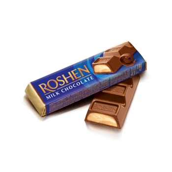 Батончик шоколадний Roshen з начинкою крем-брюле 43 г (613630)
