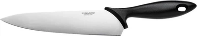 Nóż szefa kuchni Fiskars Essential Czarny 21 cm (6424002015543)