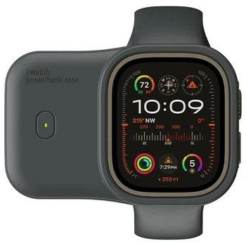 Портативний ЗП Charging Soft Case for Apple Watch 40/41mm 1200 mAh Чорний
