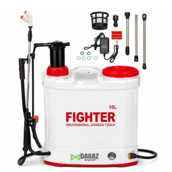 Акумуляторний обприскувач для обробки рослин FIGHTER FT-688 16 л 120 см обприскувач з акумулятором та ручною підкачкою (7457)