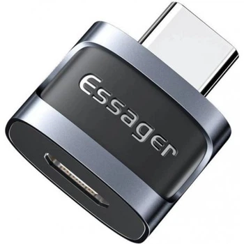 Адаптер Essager Xuankong Micro USB для Type-C Gray (EZJMC-XL01)