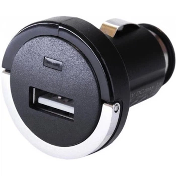 Автомобильное зарядное устройство Strax bulk Car Charger 2.4A Single USB-A Black (4029948595757)