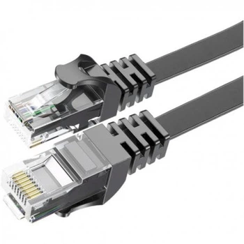 Кабель Essager TopSpeed Flat Cable Ethernet STP Cat.6 (15m) Black (EXCWXB-JSE01)