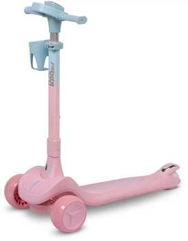 Дитячий самокат Toyz Satura триколісний Рожевий TOYZ-0431 (5903076321640)