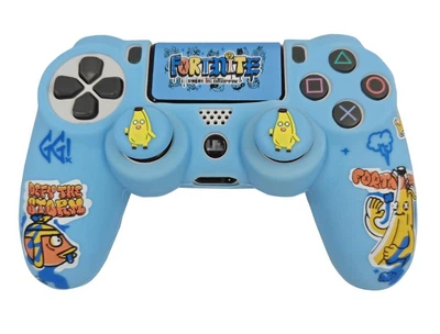 Защитный силиконовый чехол Fortnite для геймпада Sony DualShock (PS4) + накладки на стики и наклейка на тачпад