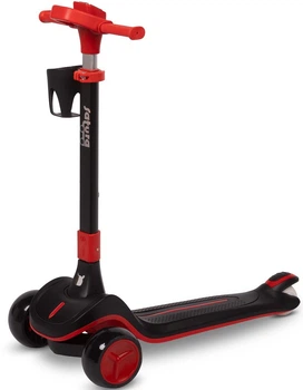 Дитячий самокат Toyz Satura триколісний Чорний TOYZ-0432 (5903076321657)
