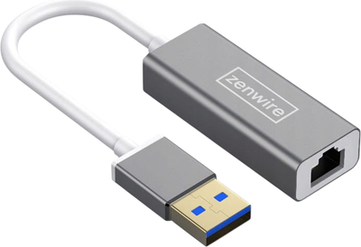 Адаптер Zenwire YG-2125 USB-A - RJ-45 Silver