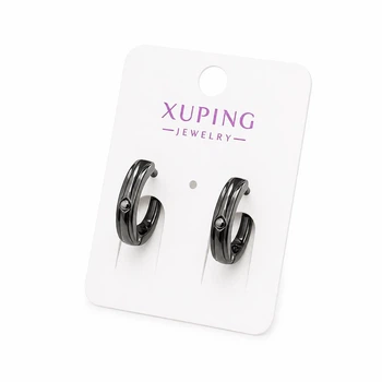 Серьги-кольца для ушей из медицинской стали Xuping бижутерные сережки украшения гипоаллергенные