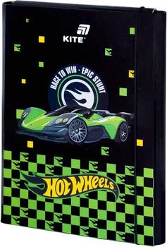 Папка для трудового обучения картонная на резинке Kite Hot Wheels А4 (HW26-213)