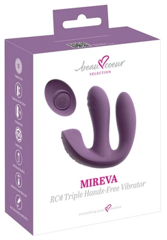 Вібратор beau coeur Mireva RC Triple Hands-Free Vibrator (4024144666652)