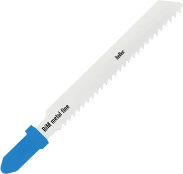 Пилки до лобзиків Heller BiM T318BF до металу 105 x 1 x 9.8 мм 5 шт (4010159240055)