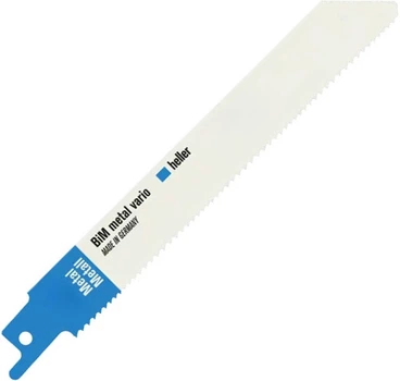 Пилки шабельні Heller BIM S1222VF до металу 260 x 0.9 x 19 мм 5 шт (4010159258074)