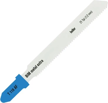 Пилки до лобзиків Heller BiM T118AF до металу 55 x 1 x 7.8 мм 5 шт (4010159240086)