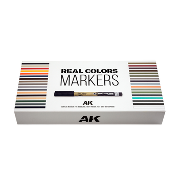 Zestaw markerów AK Interactive Real Colors RCM150 Special Box 34 szt (8435568339729)