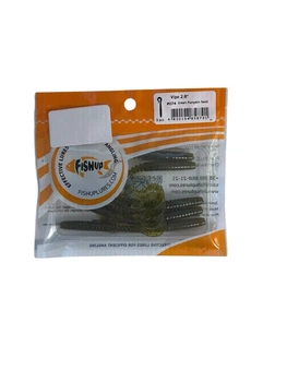 Силиконовая приманка FishUp Vipo 2.8" (9pcs.), #074 - Green Pumpkin Seed,10062117