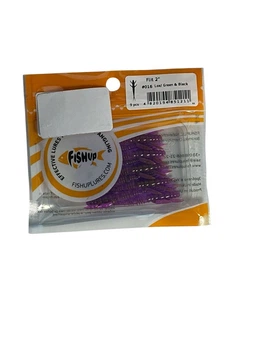 Силиконовая приманка FishUp Flit 2" (9pcs.), #016 - Lox/Green & Black,10006104