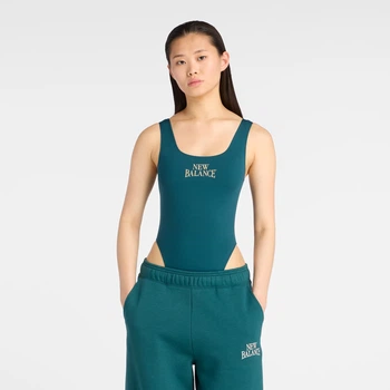 Жіноче бірюзове боді New Balance Trackside Bodysuit 40 (L) (WS61T61OAAV)