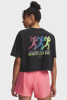 Жіноча чорна футболка UA W REALITY CAN WAIT SS Under Armour XS 6009534-001