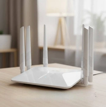 Wi-Fi роутер Pix-Link LV-WP50Q (LV-WR50Q) маршрутизатор с 6 антеннами 300 Мбит/с 2.4 ГГц, беспроводной интернет роутер для дома