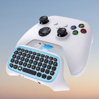 Клавиатура для геймпада PS5 DualSense Bluetooth chatpad с динамиком и аудио разъемом 3.5 мм белый