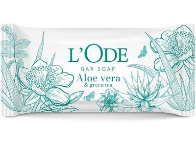 Мило туалетне L'ODE 60г тверде "Алое вера і зелений чай"