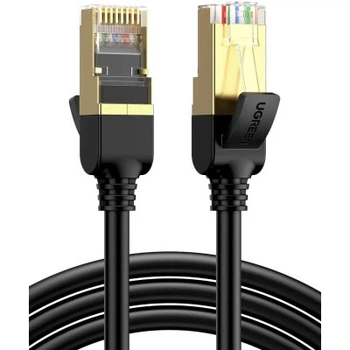 Патч-корд 2м, F/FTP cat 7 RJ-45 black Ugreen (U_11269)
