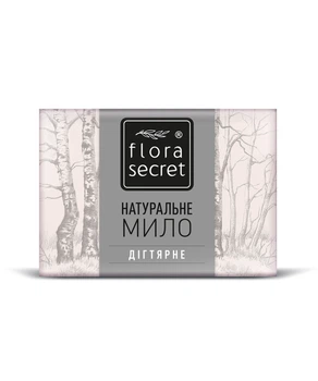 Мило натуральне Flora Secret Дігтярне 75 г (5992-48743)