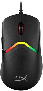 Игровая мышь HyperX Pulsefire Saga проводная USB 26000 DPI 8K RGB модульная чёрная