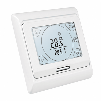 Сенсорный программируемый терморегулятор PRO TERMO E-91 White