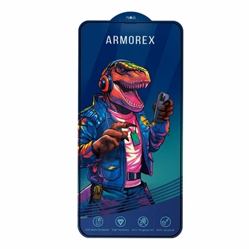Защитное стекло ARMOREX 5D High-Alum AntiDust черный для iPhone 13 Pro Max iPhone 14 Plus 0.33мм закаленное стекло