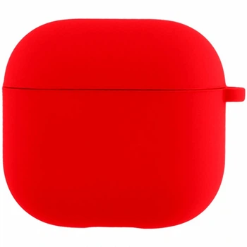 Футляр силіконовий червоний Samsung Galaxy Buds FE Buds 2 Buds 2 Pro Buds Live матеріал мікрофібра