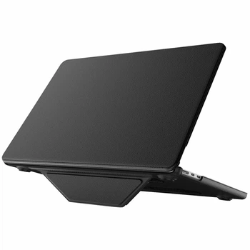 Накладка PC PU AMO-PU для MacBook Pro 14 дюймів 2021 2023 2024 2025 чорний ударостійкий захист