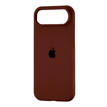 Чехол силиконовый Full Cover для iPhone 17 Air коричневый с защитой камеры и усиленными углами Brown