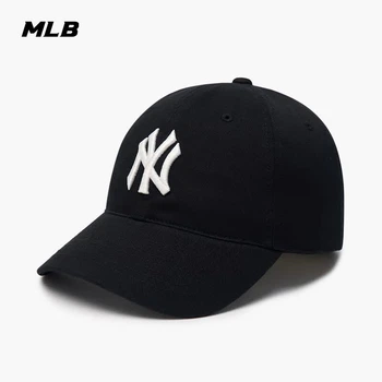 Бейсболка MLB для мужчин и женщин, подарок на день рождения, кепка с мягким козырьком, защита от солнца на открытом воздухе, 3ACP6601N-50BKS