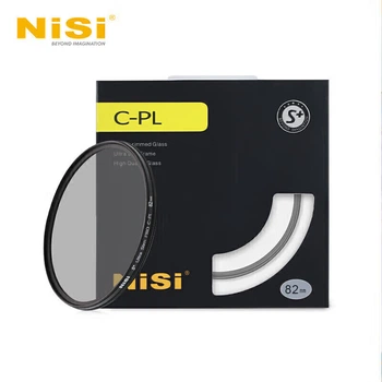 Поляризаційний фільтр NiSi CPL, 82 мм, надтонка рамка, високоякісний антибліковий фільтр, поляризатор, відновлює насиченість кольорів, підходить для пейзажної фотографії, сумісний з бездзеркальними та дзеркальними камерами Canon, Sony