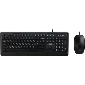 Комплект AOC KM220B USB UA Black (KM220B/97)