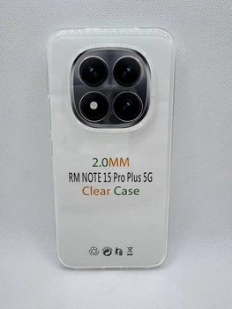 Чехол Clear Case 2мм для Xiaomi Redmi Note 15 Pro Plus 5G Прозрачный