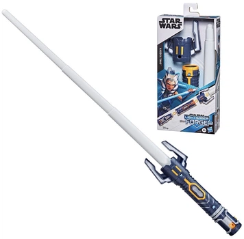 Miecz świetlny Darth Maul Hasbro Disney Star Wars: Lightsaber Forge - Ahsoka Tano Wysuwany Biały (F1159)(5010993848140)