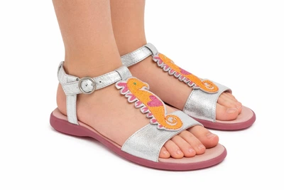 Босоножки для девочки Agatha ruiz de la prada 122987 серебристый 36